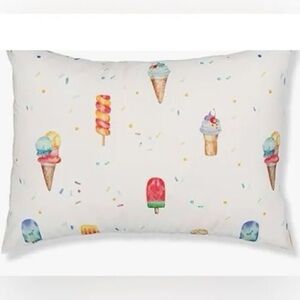 Ice Cream Print Kids Pillowcase